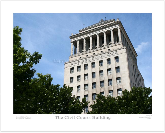 The Civil Courts Building - Plate 1